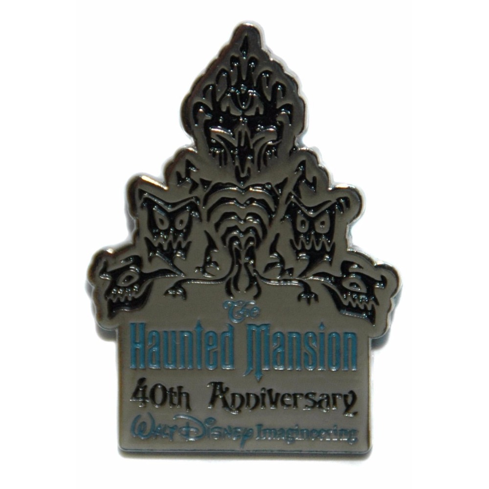 Disney Pin Haunted Mansion WDI 40th Anniversary Cats eyes ghosts LE Cast 72408